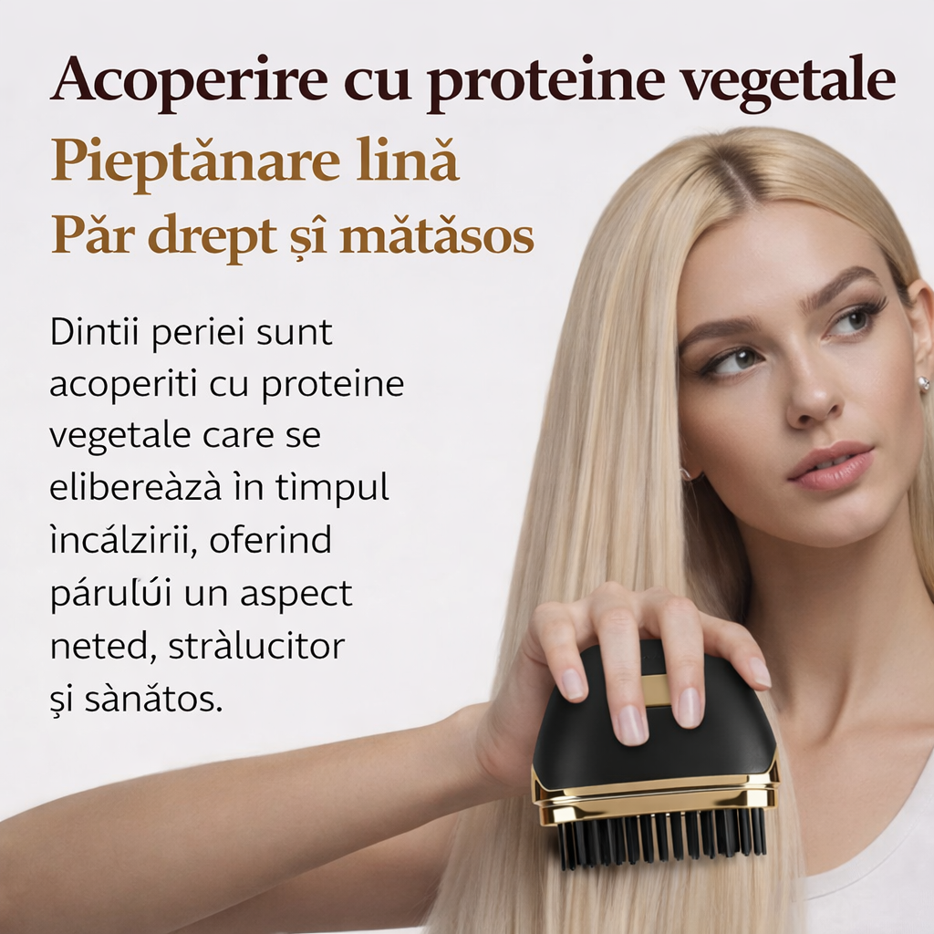 Mini perie de îndreptat părul reîncărcabilă - portabilă