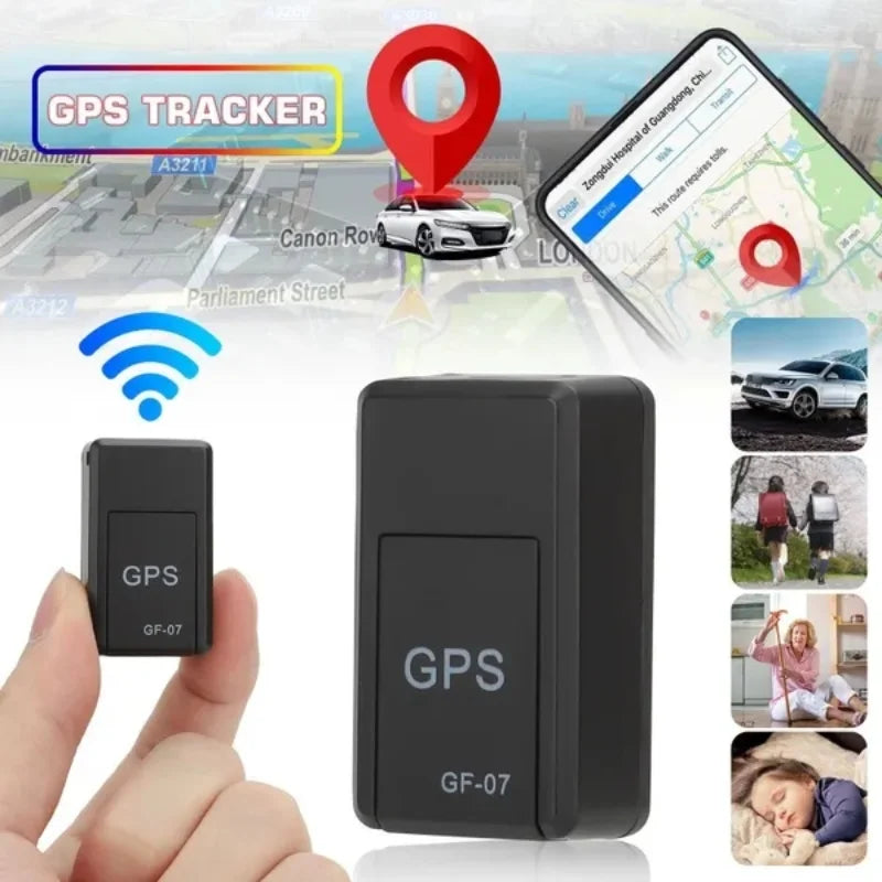 Mini GPS Tracker Profesional GF-07 - Localizare în Timp Real, Magnet Puternic și Monitorizare Audio