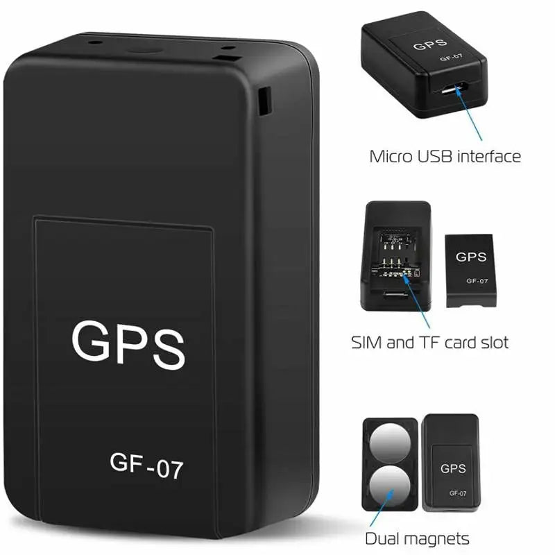 Mini GPS Tracker Profesional GF-07 - Localizare în Timp Real, Magnet Puternic și Monitorizare Audio
