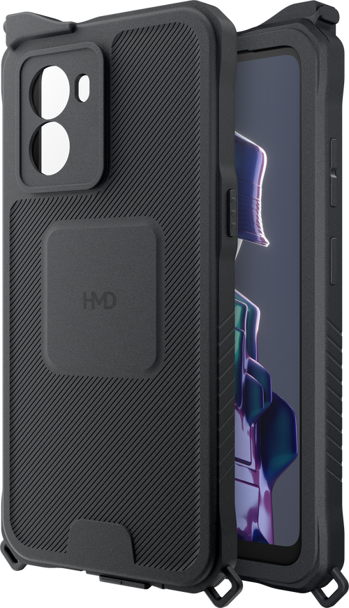 HMD Fusion 5G Negru - fata si spate
